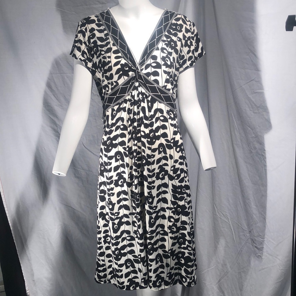 Apt. 9 Black and White Midi Dress